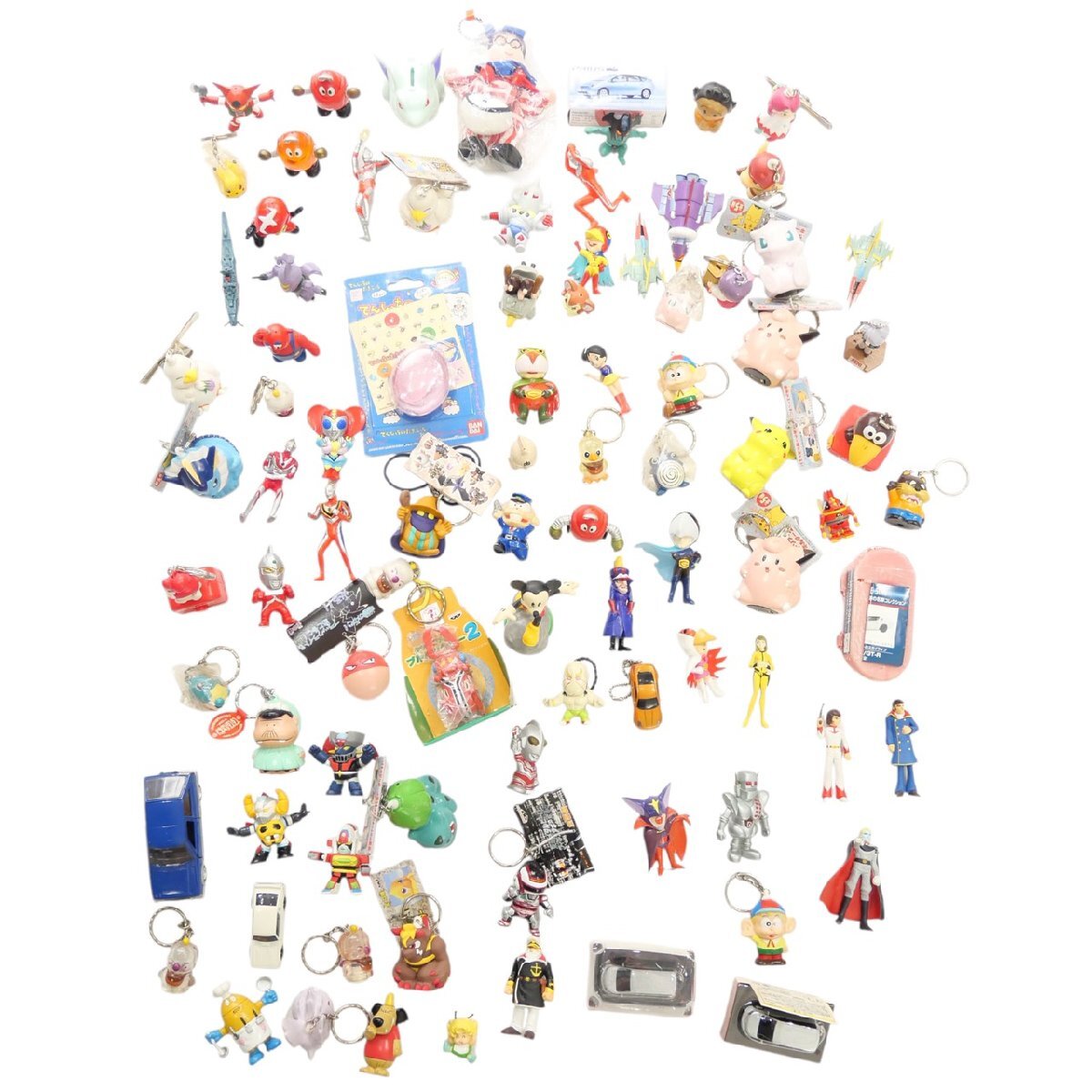 1円スタート おもちゃ 大量まとめ ウルトラマン ポケモン 怪物くん 等 人形 玩具 おもちゃ ストラップ フィギュア コレクション