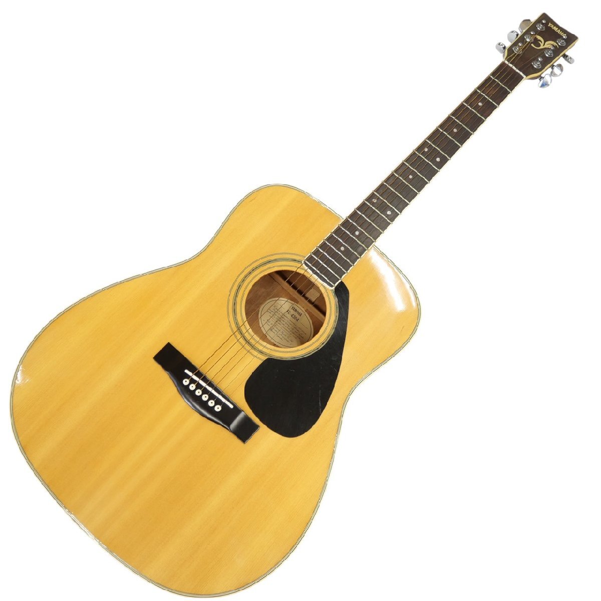 1円スタート YAMAHA ヤマハ アコースティックギター FG-430A 本体 弦楽器 楽器 6弦 音楽 演奏 アコギ バンド ケース付き 動作未確認