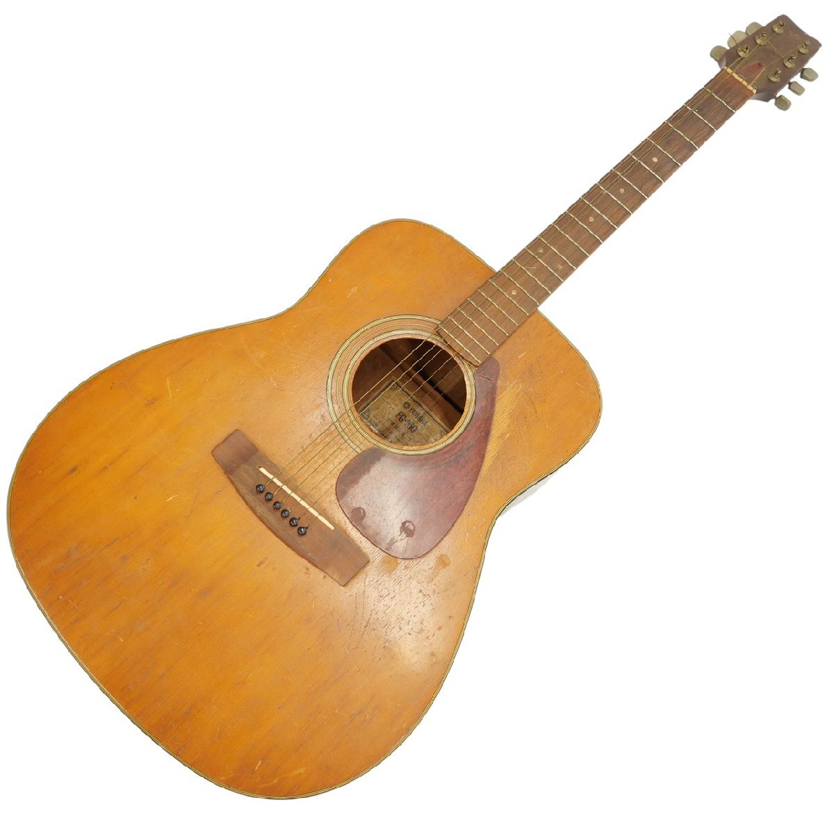1円スタート YAMAHA ヤマハ アコースティックギターFG-160 本体 弦楽器 楽器 6弦 音楽 演奏 アコギ バンド ケース付き 動作未確認