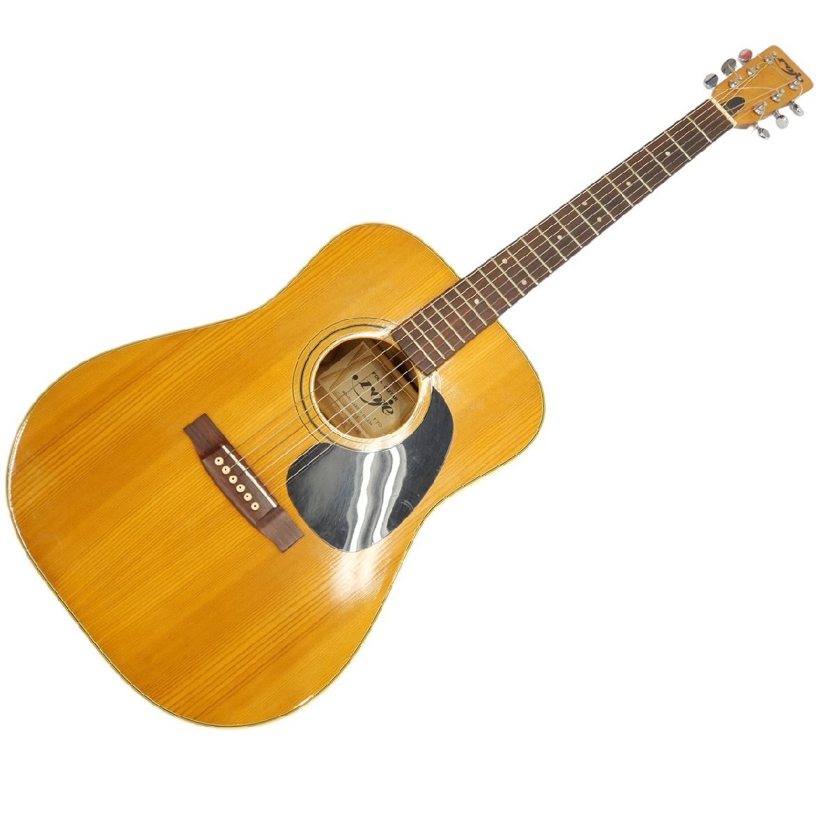1円スタート roje ロジェ アコースティックギター 170 本体 弦楽器 楽器 6弦 音楽 演奏 アコギ バンド ビンテージ 動作未確認