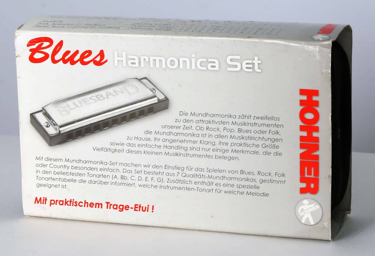 HOHNER　BLUES BAND HARMONICA 7本SET