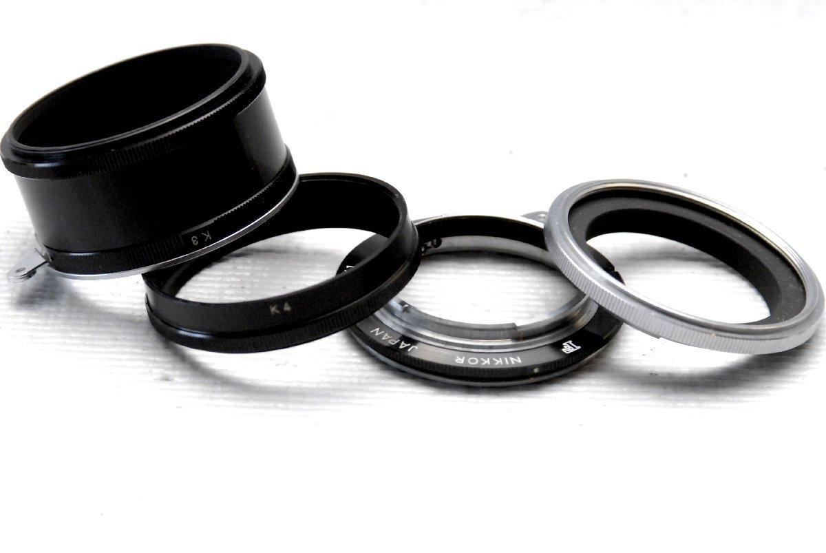 Nikon ニコン 純正 Fマウント専用 高級接写リング 4セット 超希少品