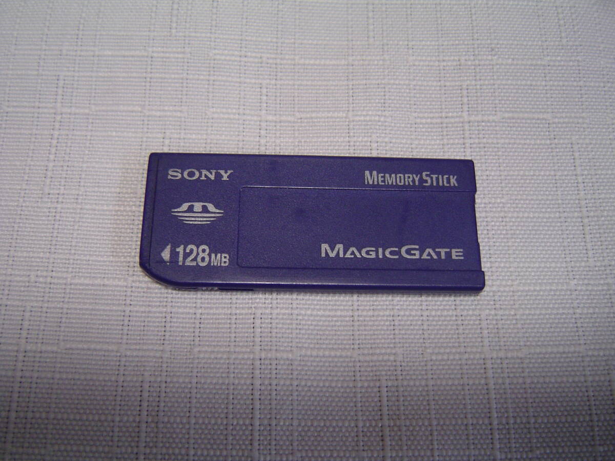 SONY メモリースティック 128MB　フォーマット済　8