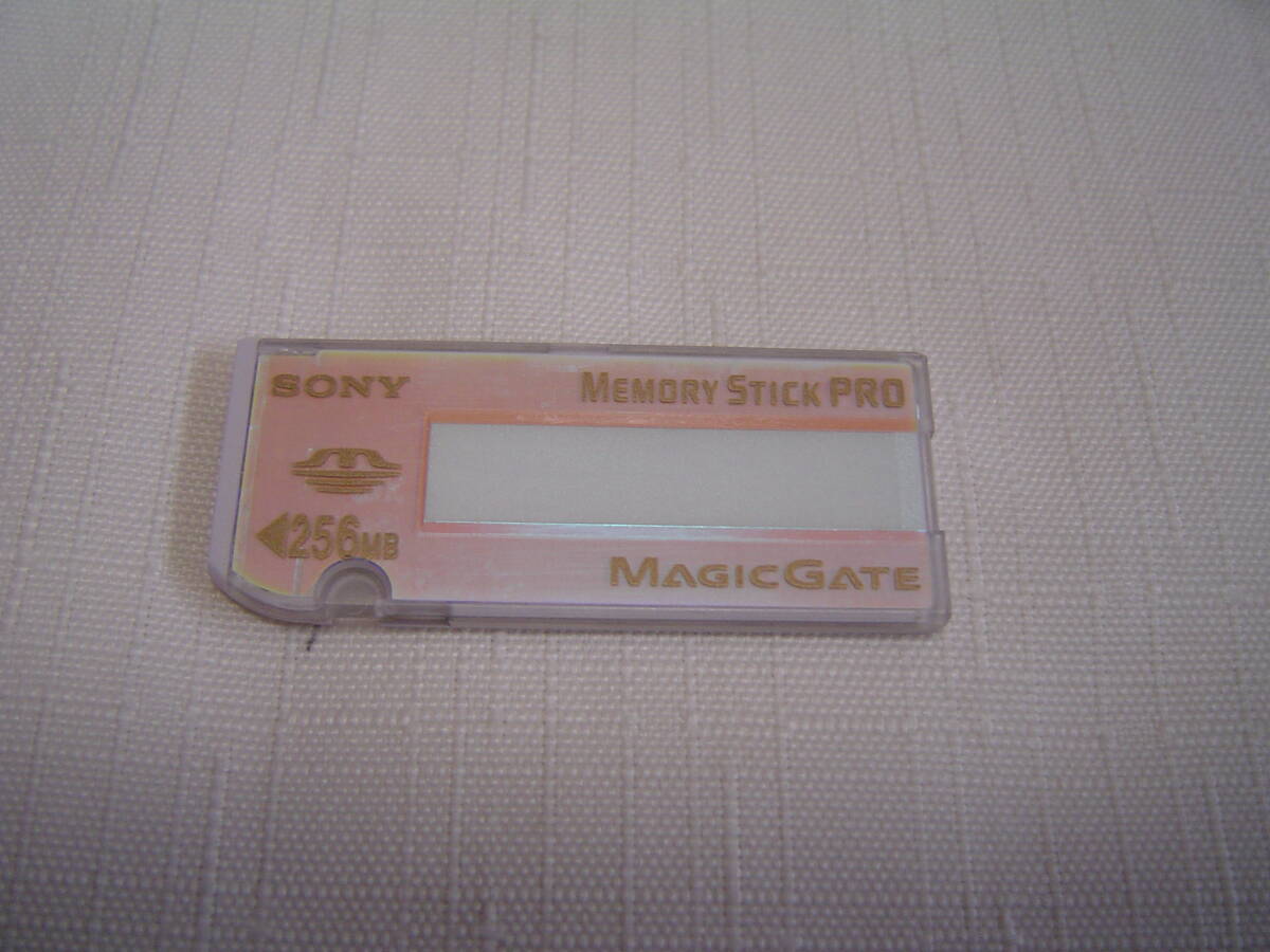 SONY Memory Stick PRO 256MB MSX-256 MAGIC GATE 正常動作品　美品