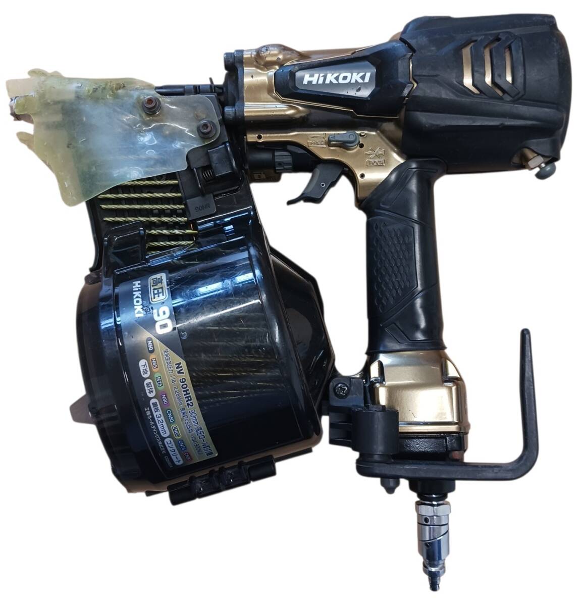 HiKOKI/ハイコーキ 90mm 高圧ロール釘打機 NV90HR2(S)/パワー切替機構付き/エアーツール/工具