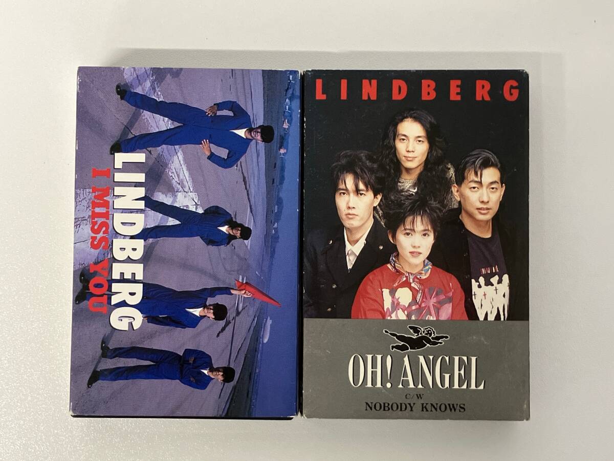 カセットテープ LINDBERG リンドバーグ 『I MISS YOU』『OH! ANGEL』2本おまとめ 歌詞カード付 中古 現状品