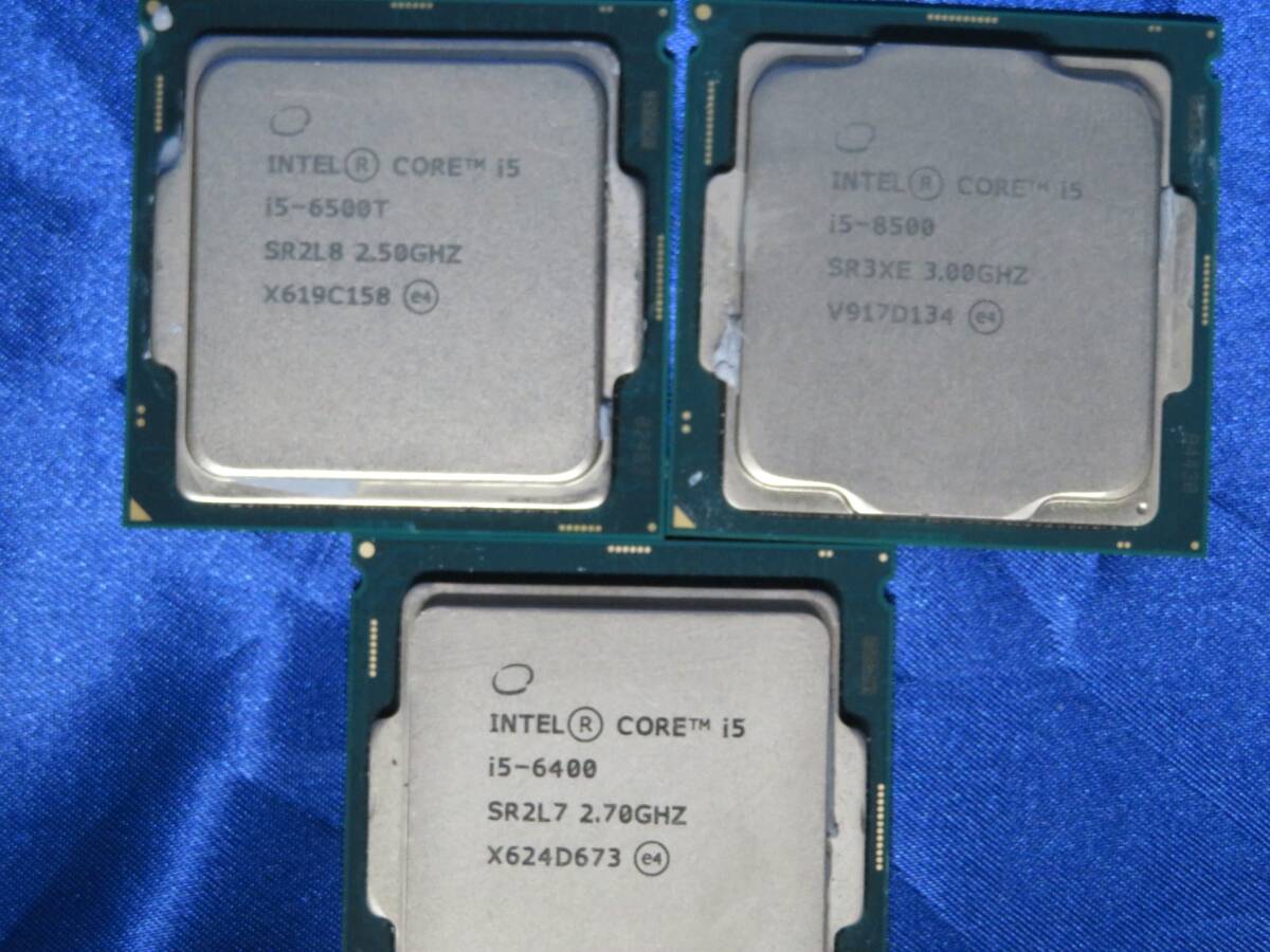 419A ● Core i5 8500 ● Core i5 6400 ● Core i5 6500T