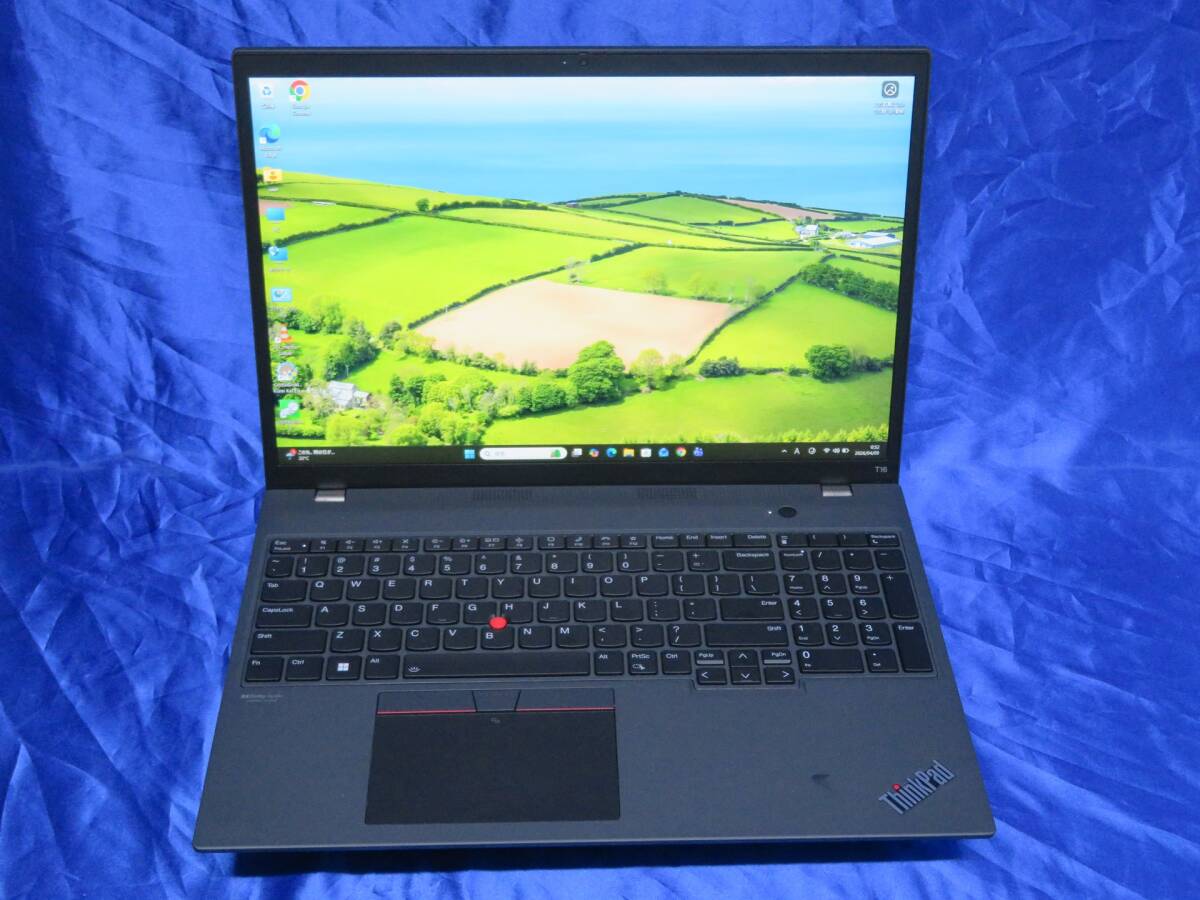 T433A ● ThinkPad T16 Gen1 ● Corei5 1245U 2.5GHz/SSD 512GB（使用時間98時間）/タッチパネル Windows11 動作品