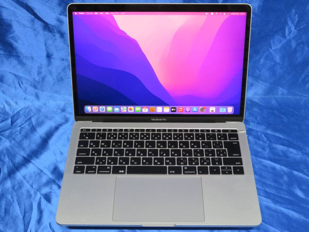 435A ● MacBook Pro 13インチ A1708 2016 ● Core i5 2GHz/SSD 256GB/mac OS Monterey 動作品