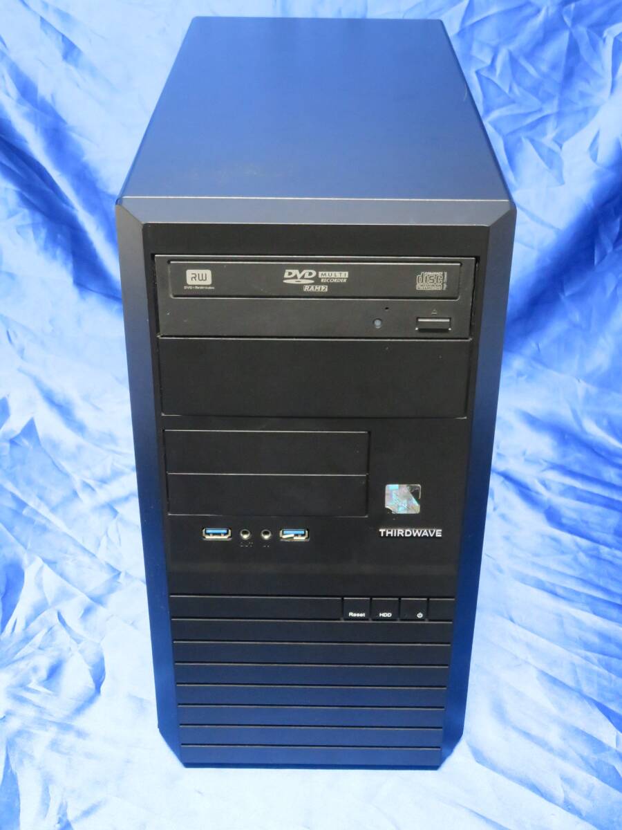 408A ● THIRDWAVE ● Core i7 9700 3GHz/SSD 500GB/HDD 1TB/Windows11 動作品