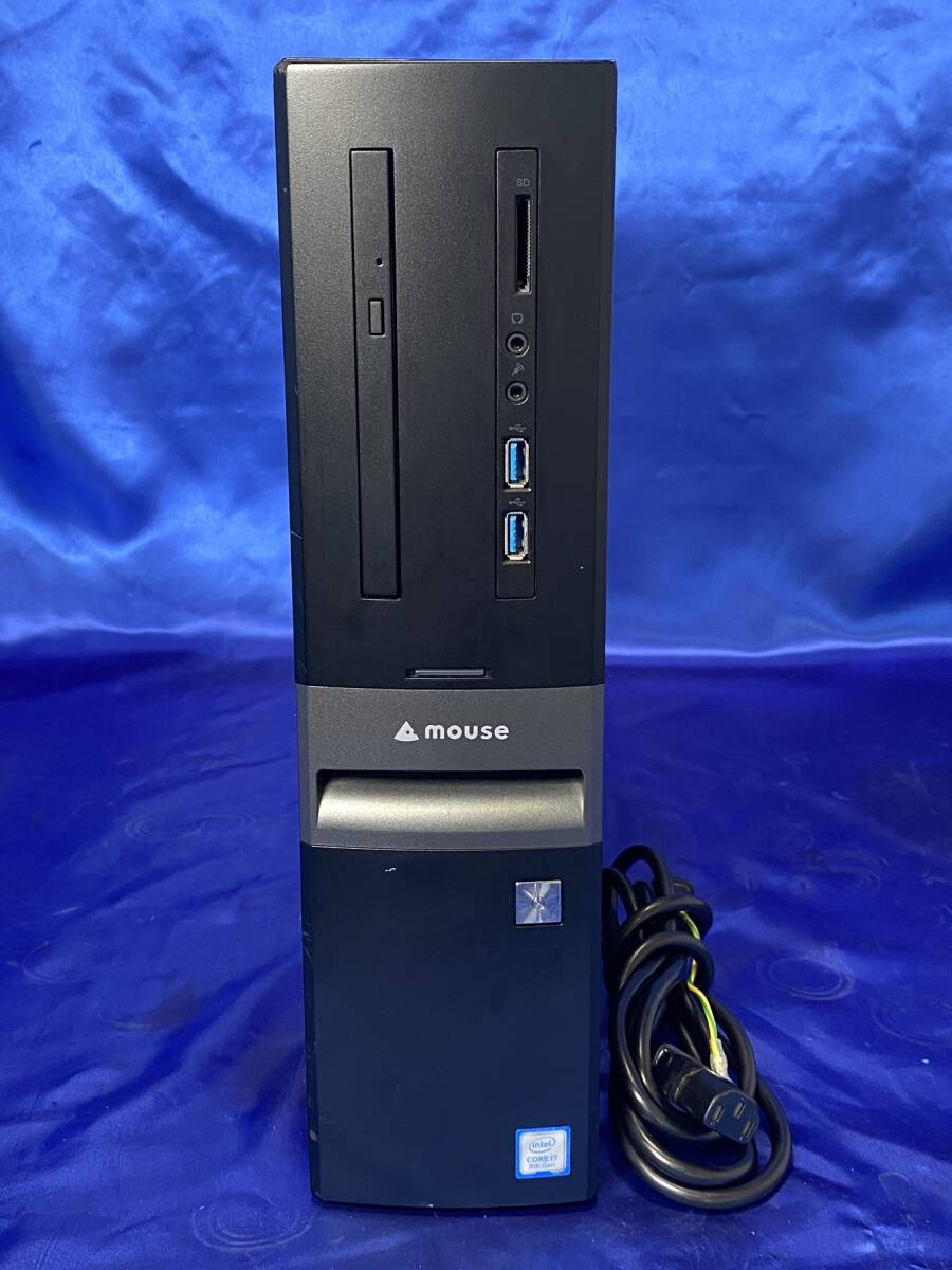 378 ● MOUSE LM-iHS410S3D-S2 ● Core i7 9700 3GHz/SSD 128GB/HDD 1TB/Windows11 動作品