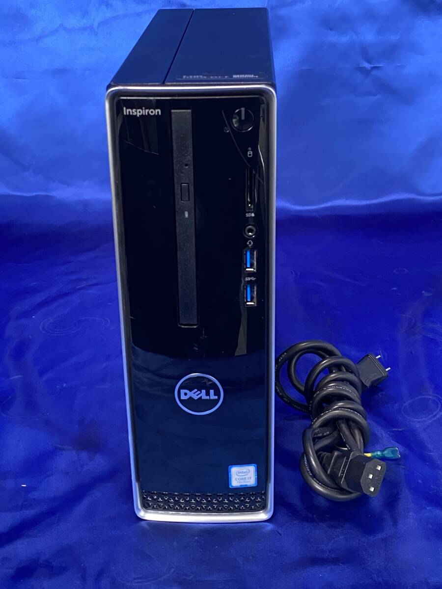 382 ● DELL Inspiron 3268 ● Core i7 7700 3.6GHz/SSD 256GB（使用時間5時間）/HDD 1TB/Windows11 動作品