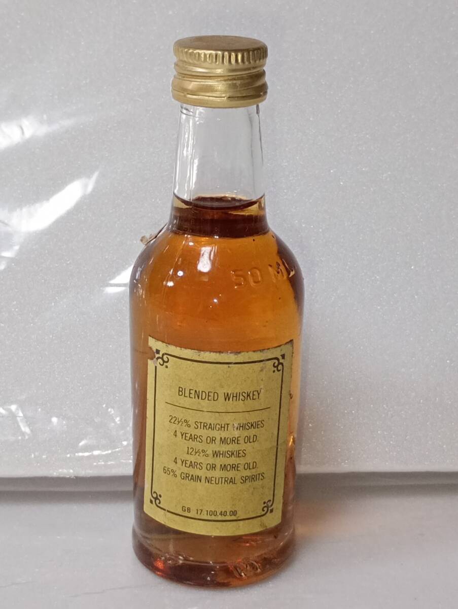⑩ ミニチュア ブレントウイスキー 特級 50ml