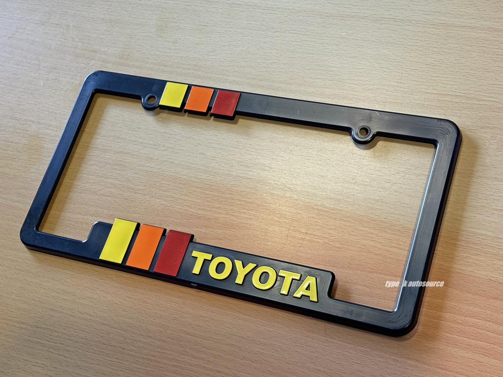 USトヨタ レトロ ナンバーフレームUSDM北米JDM旧車セリカ スープラ TUNDRAタンドラTACOMAタコマ 4Runnerサーフ RAV4 FJクルーザーランクル