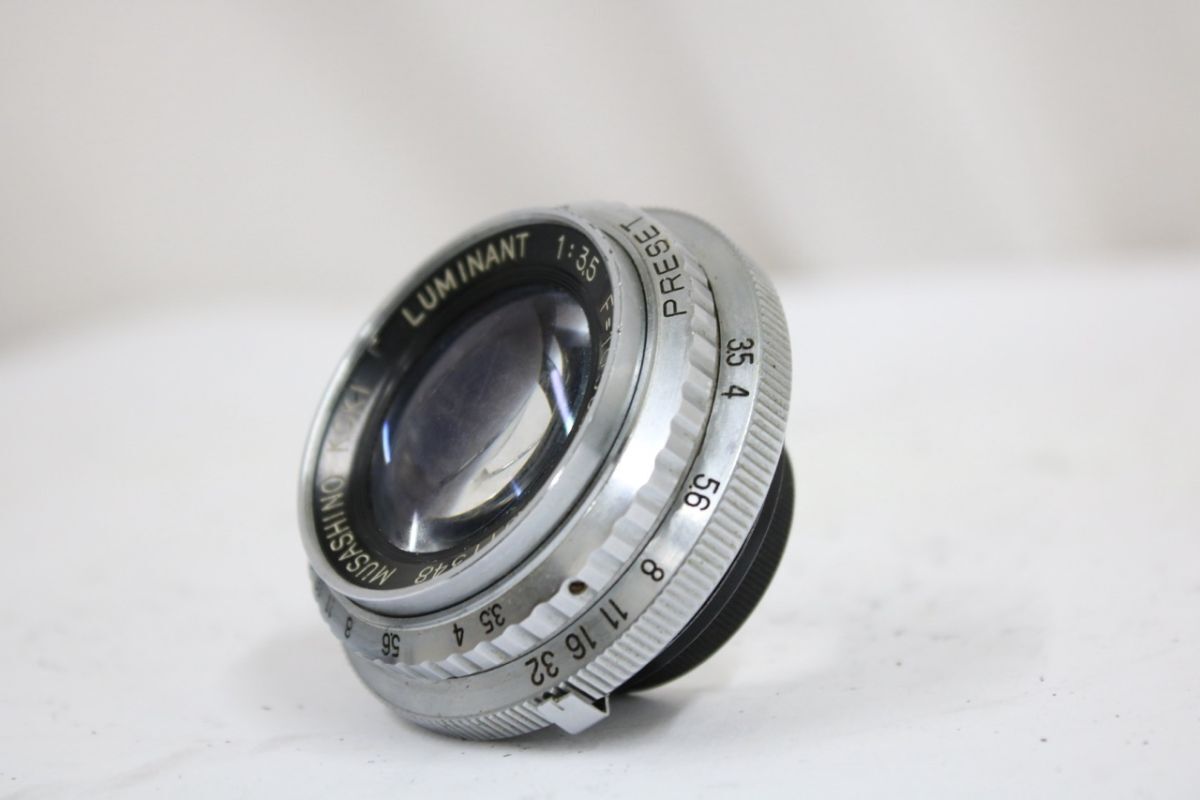 【返品保証】 MUSASHINO KOKI LUMINANT 105mm F3.5 レンズ e12543