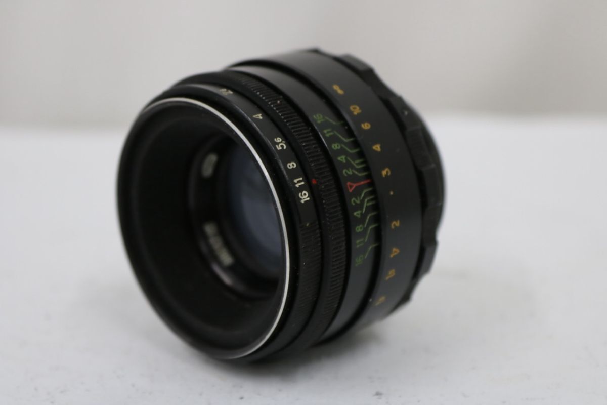 【返品保証】 ヘリオス 44-2 58mm F2 M42マウントレンズ e12580