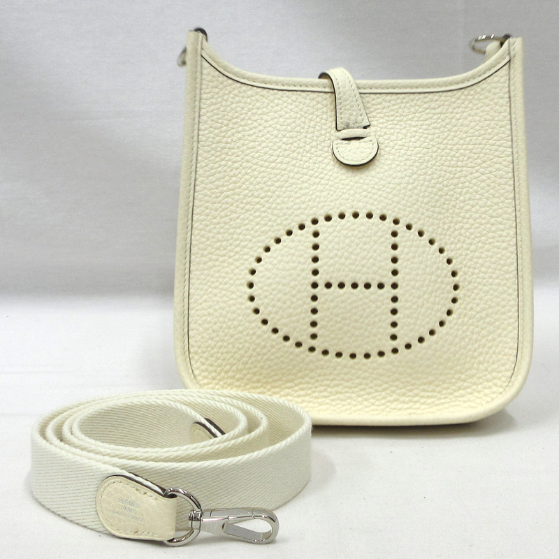 【美品】HERMES／エルメス　エブリンTPM　トリヨンクレマンス　ナタ　Z刻印　ショルダーバッグ　800020067