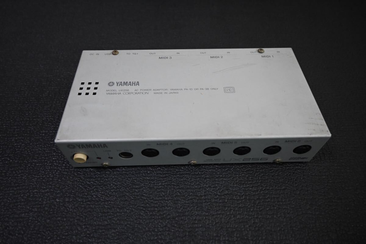 動作未確認　YAMAHA UX256 USB MIDIインターフェース 3ポート 日本製 DTM MIDI IN/OUT