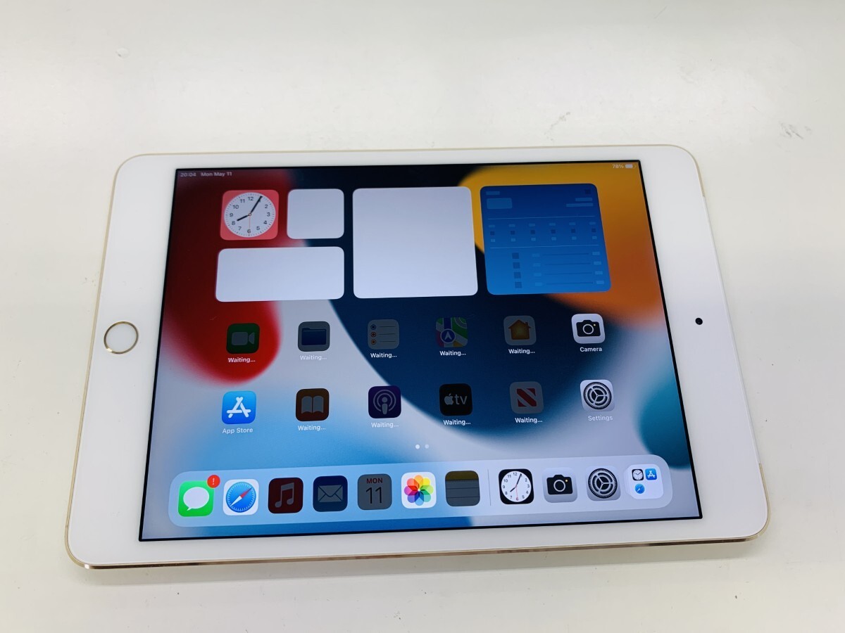 ★送料無料★docomo★iPad mini 第4世代 Wi-Fi+Cellular 16GB★ゴールド★0034280006820★SYS★05/12