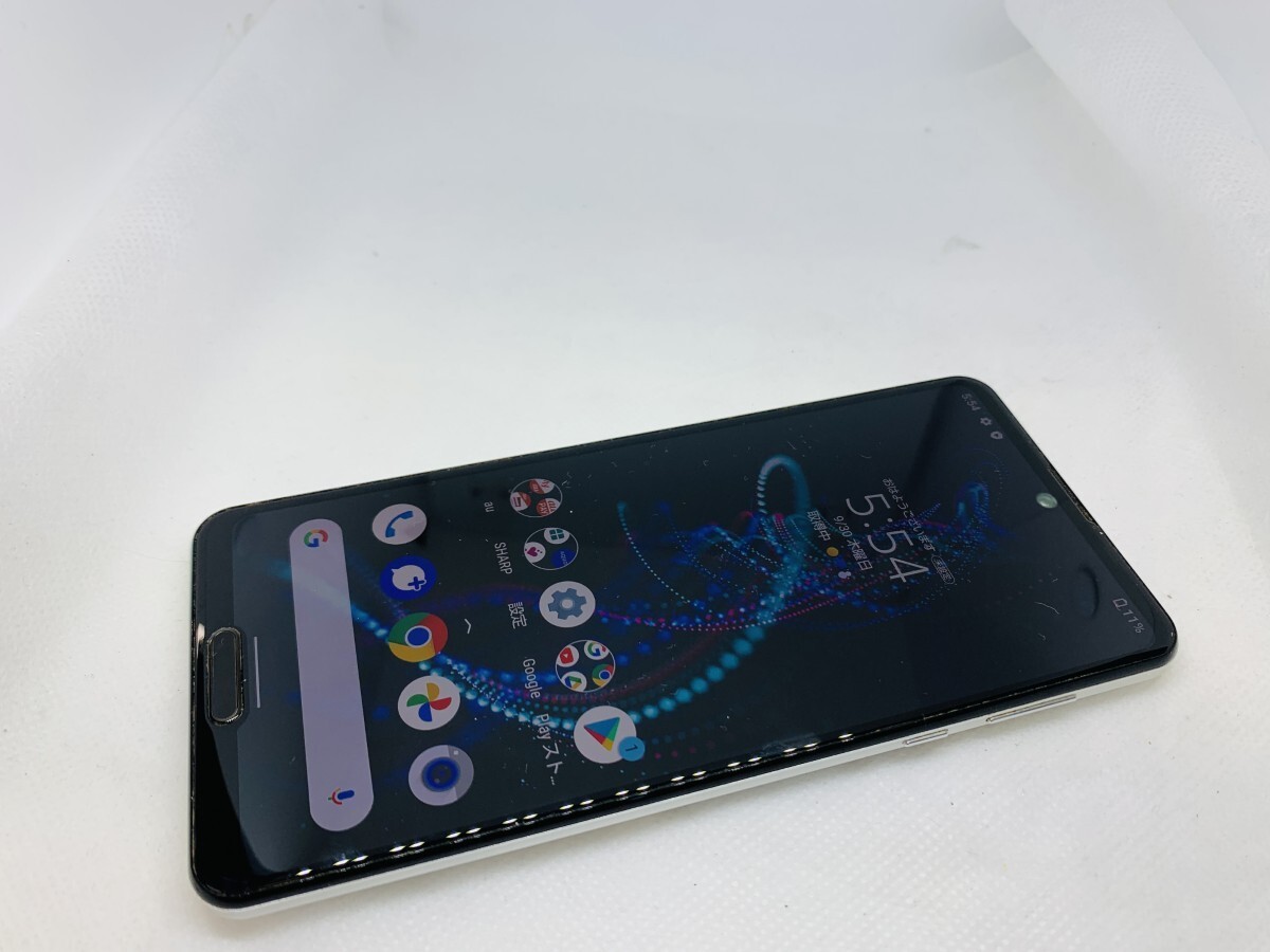 ★送料無料★ジャンク★au★AQUOS R5G SHG01★ホワイト★0080280015309★SYS★05/14