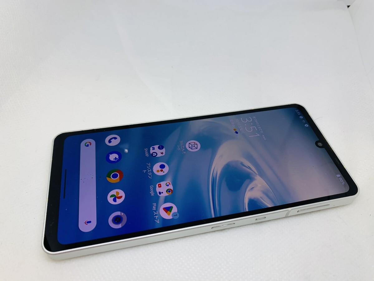 ★送料無料★ジャンク★au★AQUOS sense6 SHG05★シルバー★0015280013697★SYS★05/18