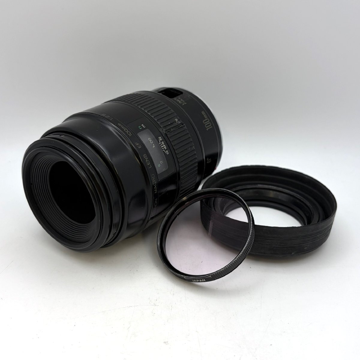 1円～/Canon/キャノン/MACRO/LENS/EF/100ｍｍ/F2.8/レンズ/AF/オートフォーカス/難あり/ジャンク/N078