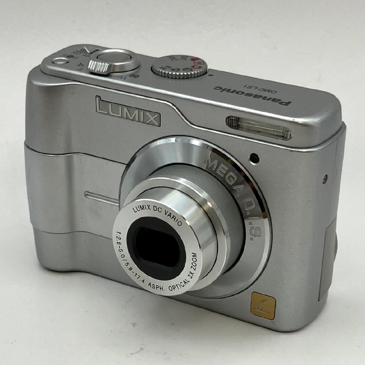 Panasonic/パナソニック/LUMIX/DMC-LS1/シルバーカラー/デジカメ/デジタルカメラ/通電確認済/シャッターOK/ジャンク/K088