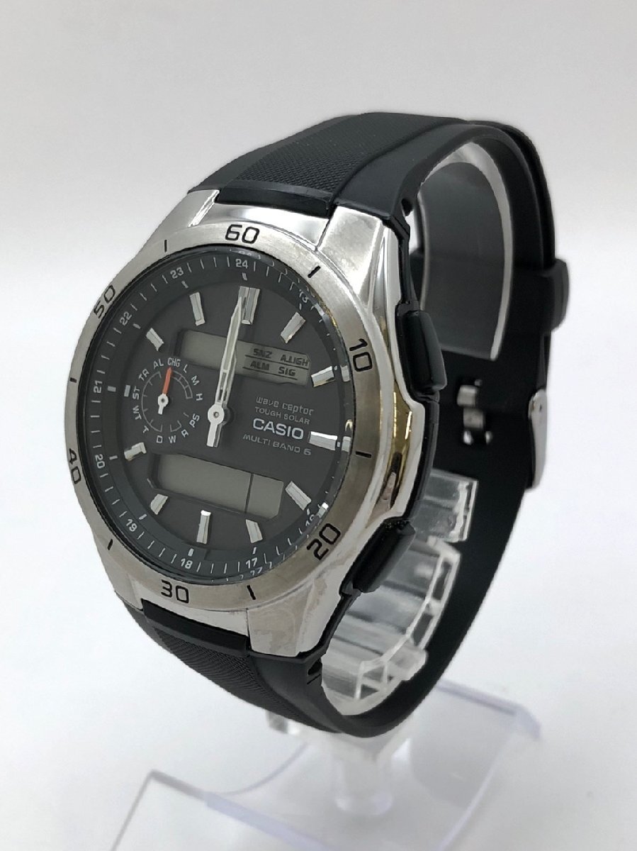 CASIO/カシオ/wave ceptor/MULTI BAND 6/5110/WVA-M650/デジアナ/純正ベルト/電波/タフソーラー/メンズ腕時計/ジャンク/S104