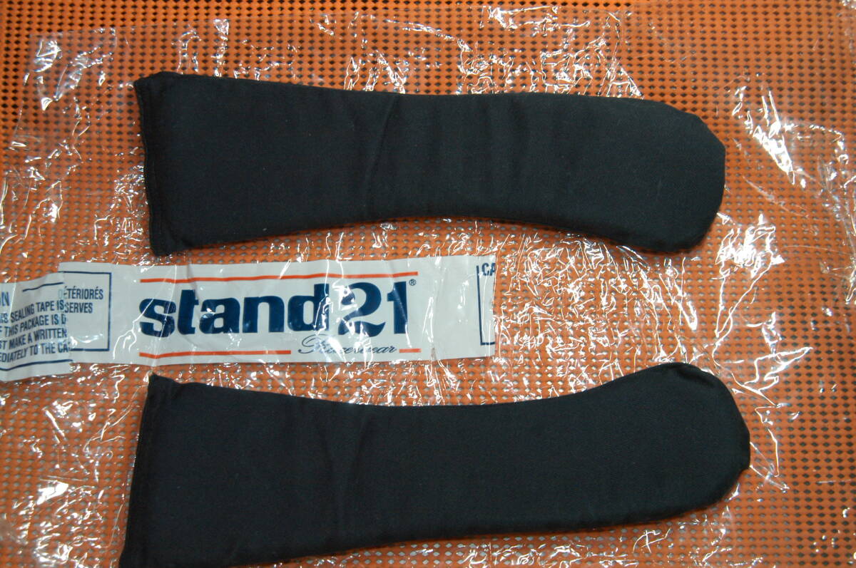 STAND21 HANS用パッド 純正 12ミリ 新品 左右セット 発送ネコポス スタンド21 ブラック レース用 ハンス Racing デバイス