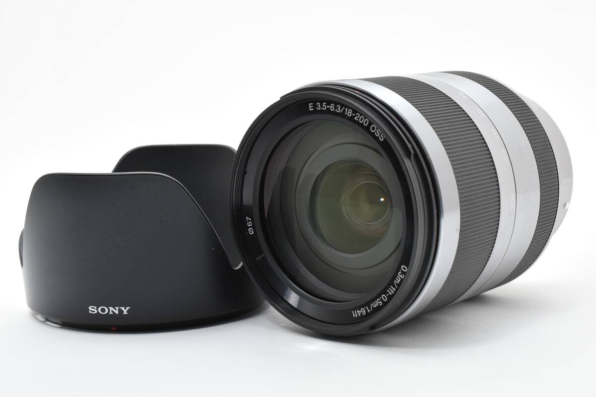極上美品★ SONY E 18-200 3.5-6.3 OSS SEL18200 ソニー #594 