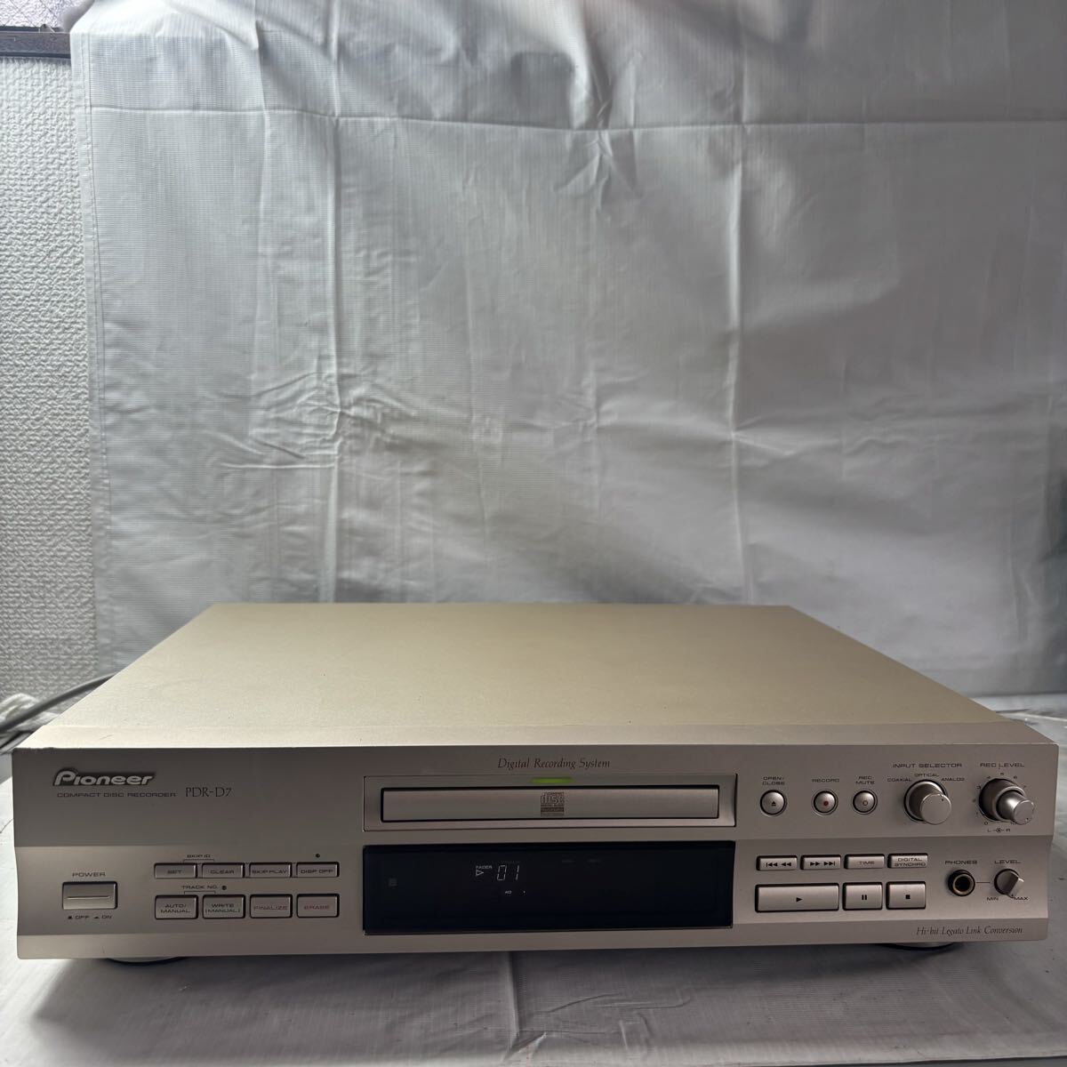 H24 Pioneer PDR-D7 CDレコーダー パイオニア　動作未確認、通電可　中古　送:120
