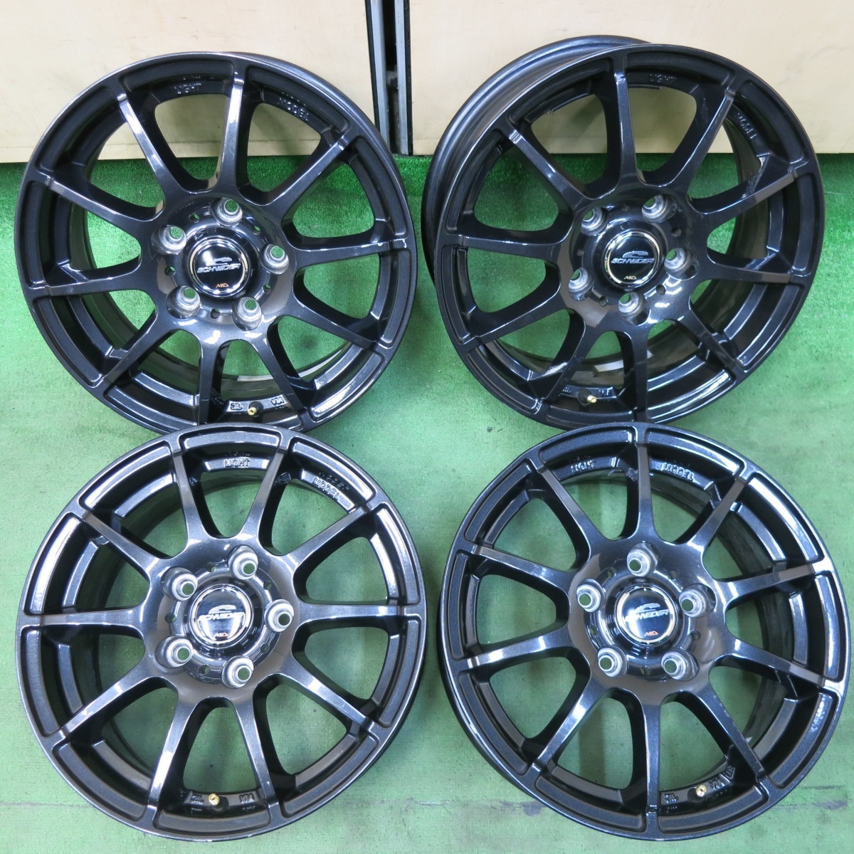 4本価格★SCHNEIDER MiD シュナイダー マルカ 15インチ 15×6J PCD114.3/5H★5042306SYホ