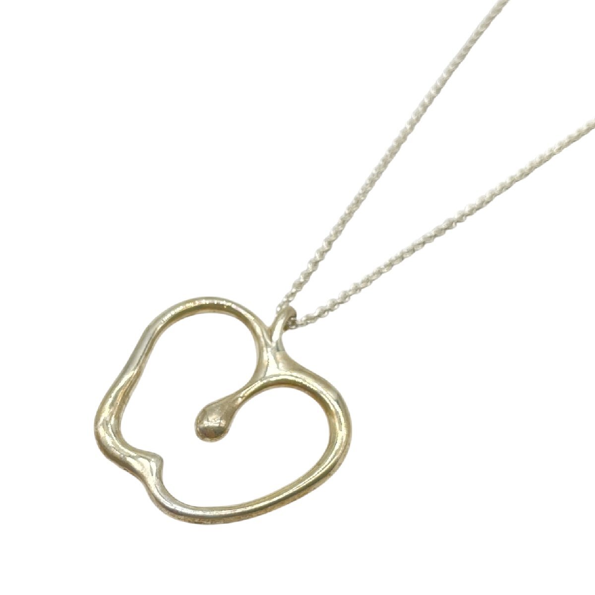 TIFFANY＆Co. ティファニー アクセサリー りんご アップル ネックレス ペンダント 箱付き 中古品 コンパクトサイズ 蘇や(BBY3480)