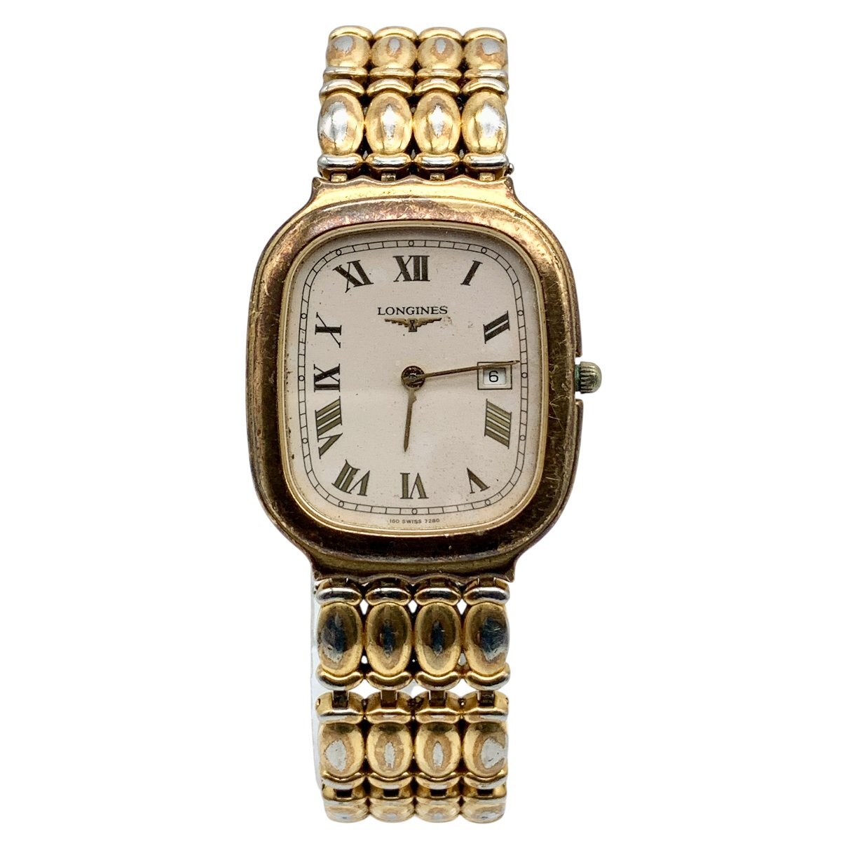 LONGINES　ロンジン　時計　腕時計　Flagship フラッグシップ　デイト　クオーツ　稼働　ジャンク品　コンパクトサイズ　蘇や(TPS59)