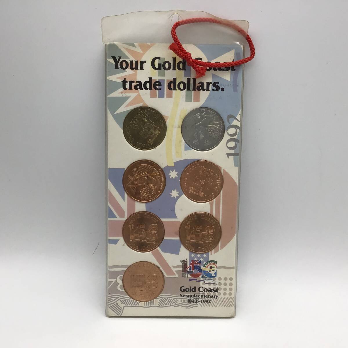 ＃6096 オーストラリア メダル gold Coast ゴールドコースト 発見150年記念 コイン 7枚セット 外国銭 海外古銭 コレクション 収集