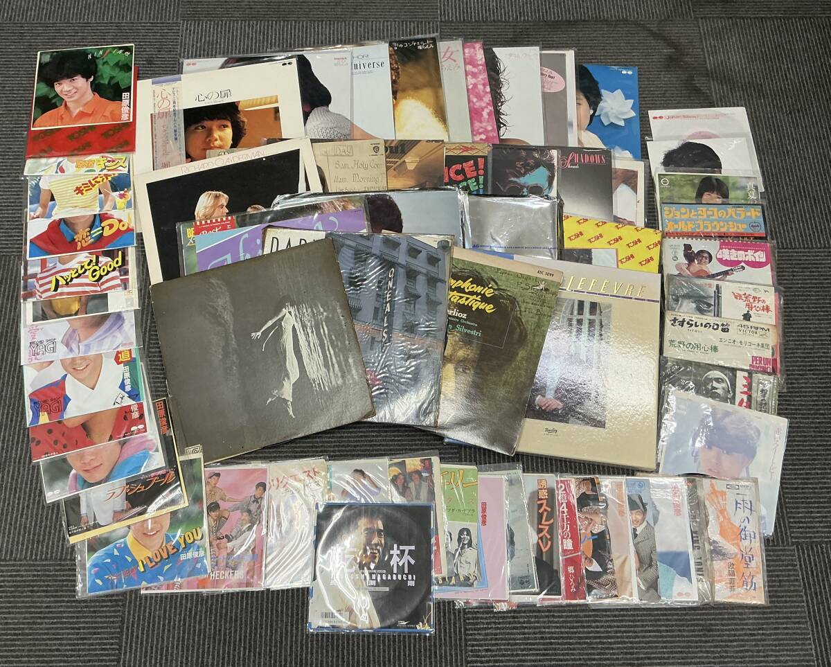 ＃3665C レコード 大量おまとめ 62枚 松田聖子*堀ちえみ*中森明菜*田原俊彦*長渕剛等 音楽 レトロ 昭和 クラシック 洋楽 邦楽 歌謡曲 