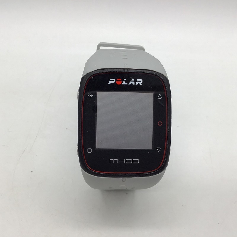 #4414 POLAR ポラール M400 心拍計 本体のみ 腕時計 スマートウォッチ 計測器 家電 アクセサリー 小物 通電未確認 動作未確認 ジャンク
