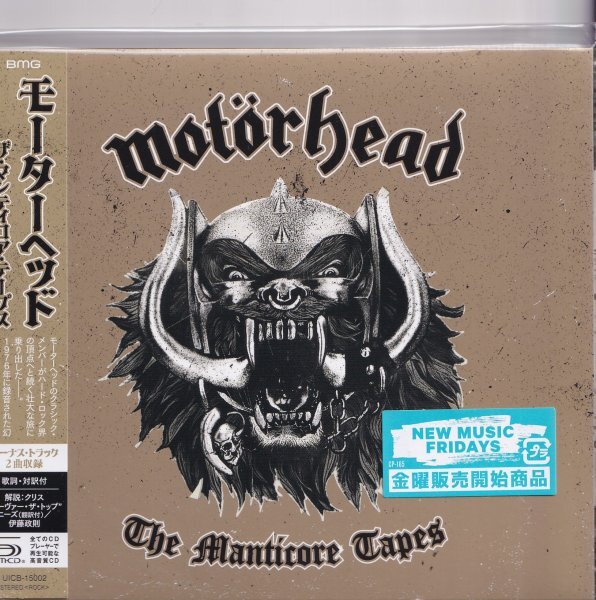 《新品》即決 紙ジャケット E【モーターヘッド / ザ・マンティコア・テープス The Manticore Tapes 限定盤《高音質・SHM-CD》】未開封/廃盤