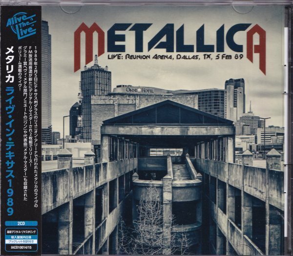 《新品》即決Z【メタリカ / ライヴ・イン・テキサス1989　Live: Reunion Arena, Dallas, TX, 5 Feb 89 2枚組CD】帯付/廃盤
