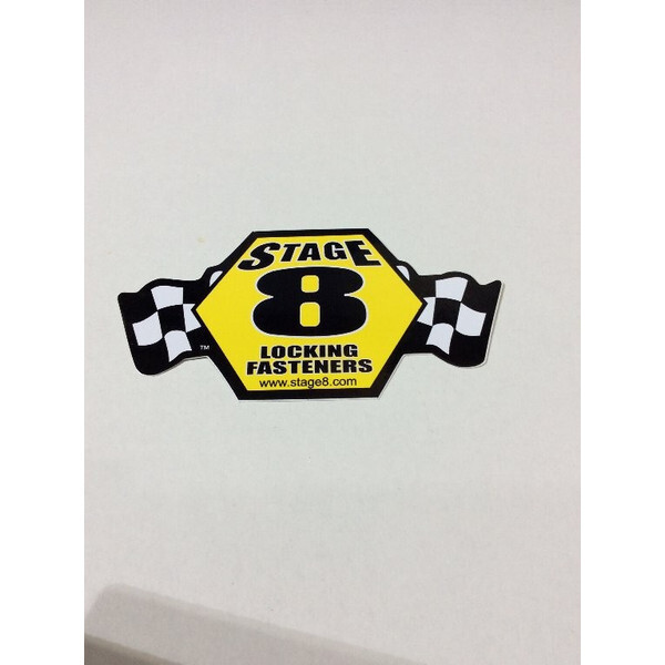 ステッカーレーシングステッカー(STAGE8)　ms067 シール デカール オシャレ 車 バイク アメリカン雑貨