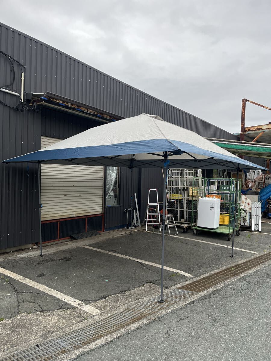 U040365 CORE コア 1654514 3.9m×3.9m 大型 タープテント 簡単設置 アウトドア キャンプ バーベキュー BBQ 運動会 スポーツ観戦 現状品