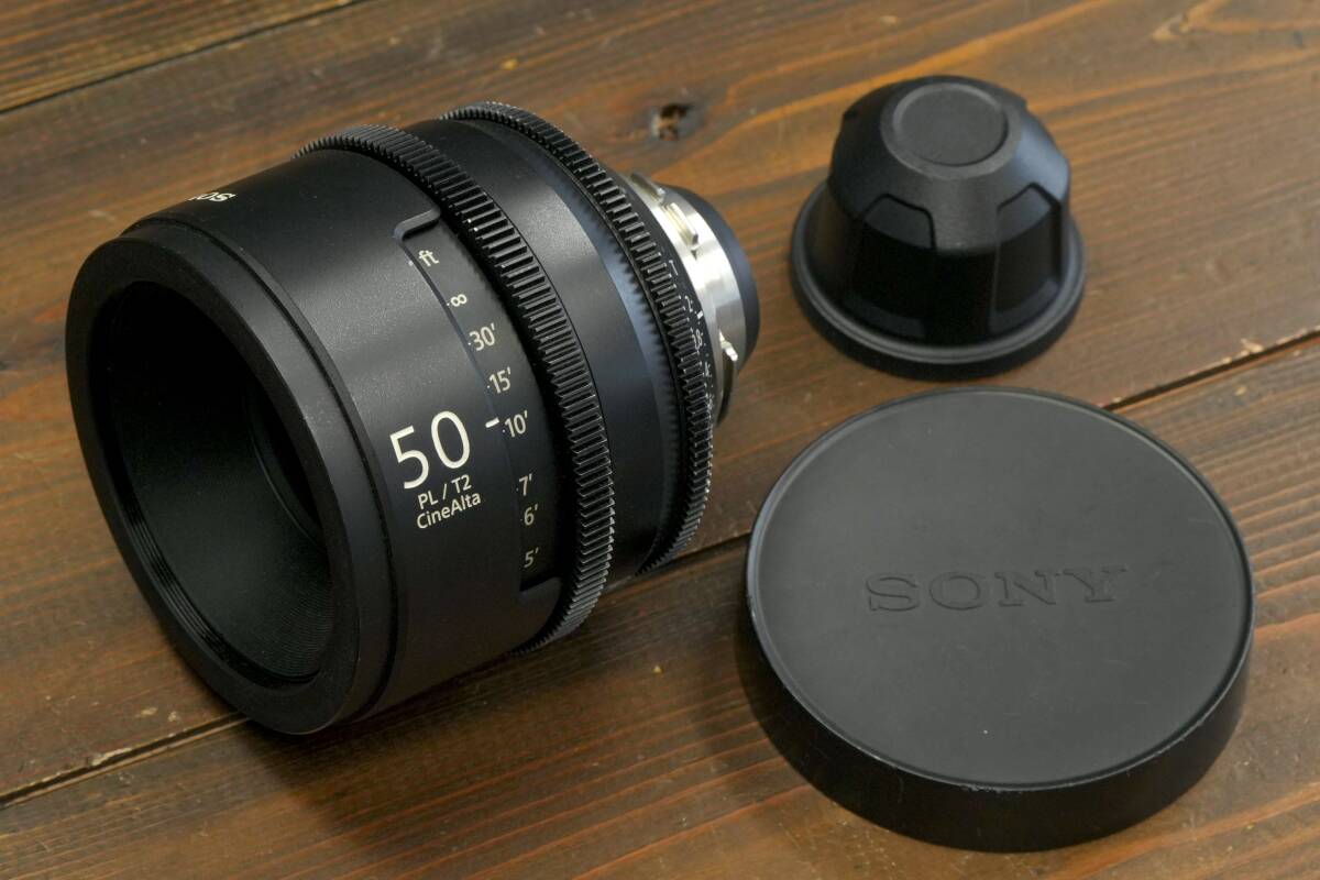 SONY CINEALTA Lens markⅡ50mm/T.2 SCL-P50T20　PLマウント シネレンズ 