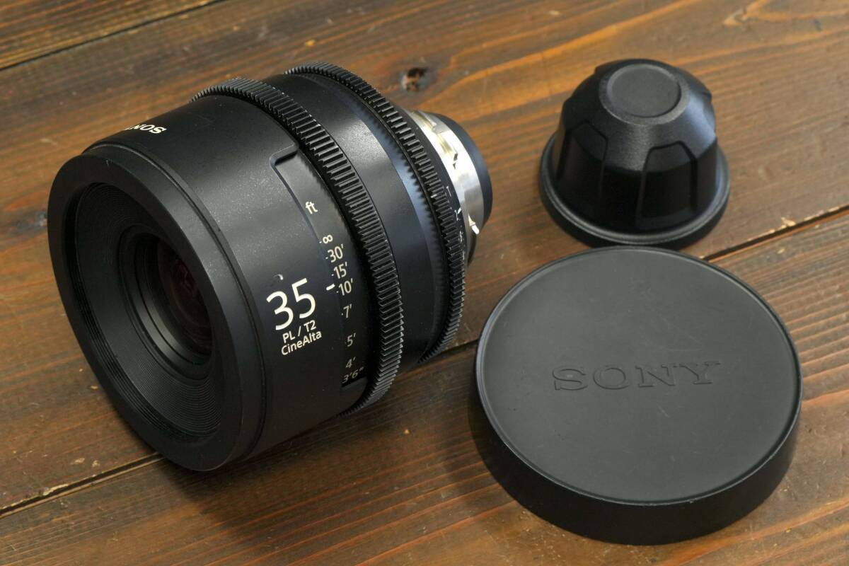 SONY CINEALTA Lens markⅡ35mm/T.2 SCL-P35T20　PLマウント シネレンズ 