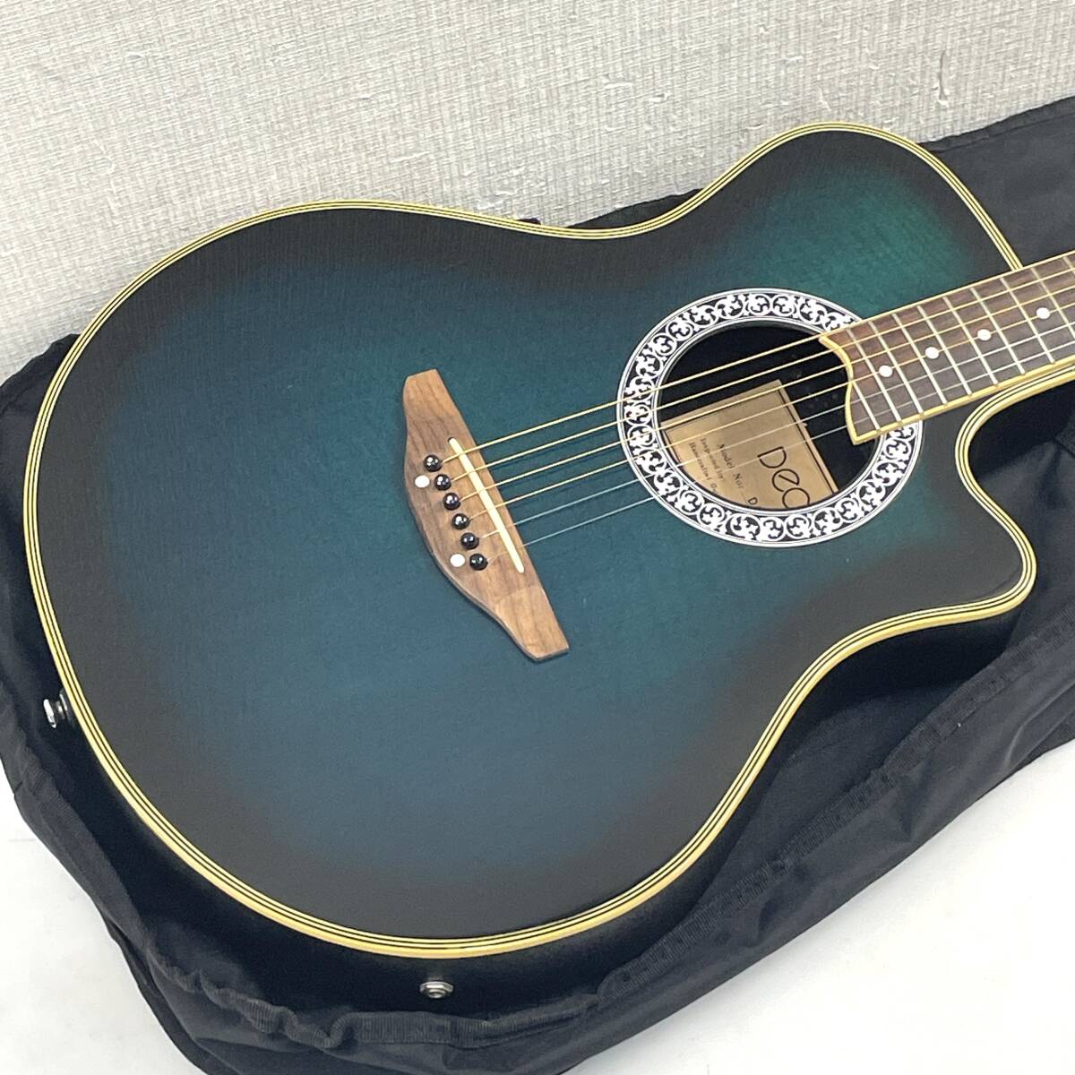 札幌発 Dear DAC-485E エレアコ ソフトケース付き ディア アコースティックギター 26E 北HH3