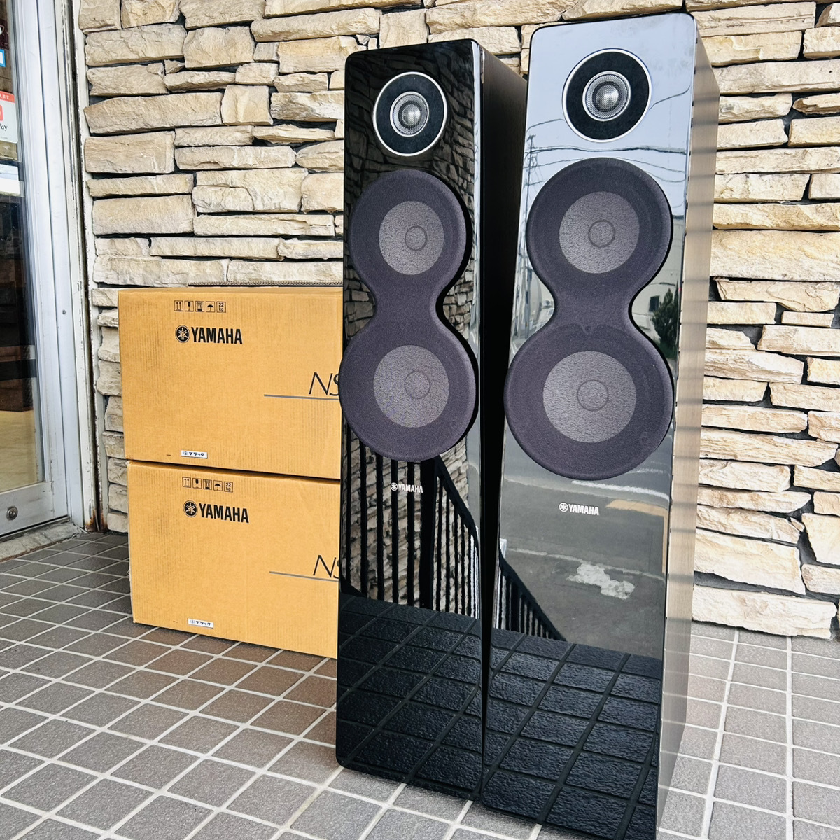 札幌発 YAMAHA スピーカー ペア NS-F500 元箱付 ヤマハ 26E 北HH2