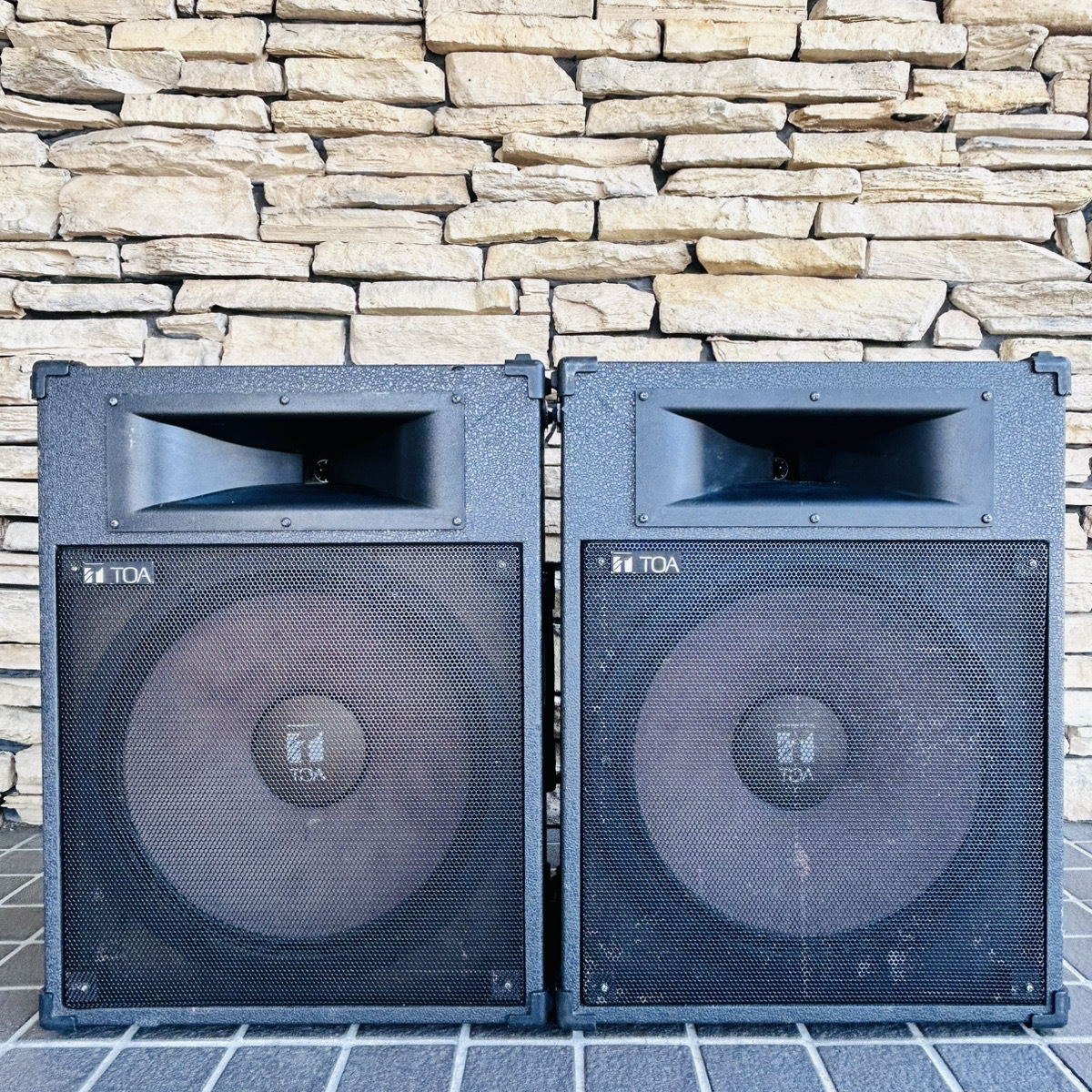 札幌発 TOA モニタースピーカー ペア SL-151 トーア 26E 北KI3