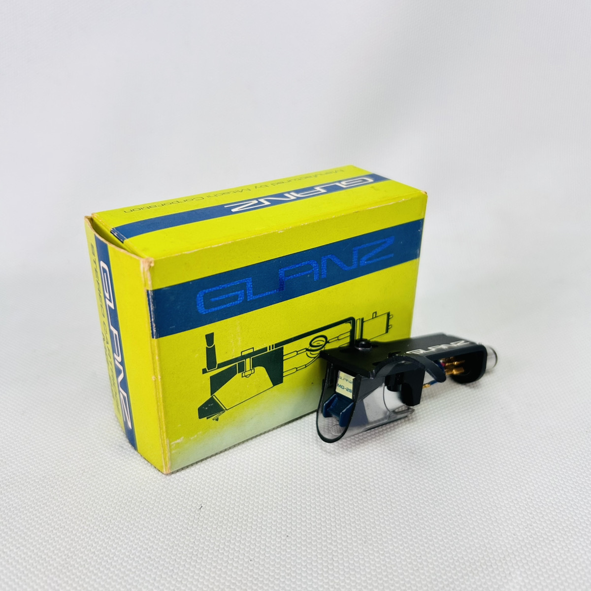 GLANZ MG-2S MMカートリッジ ヘッドシェル 元箱付 グランツ 26E 北2
