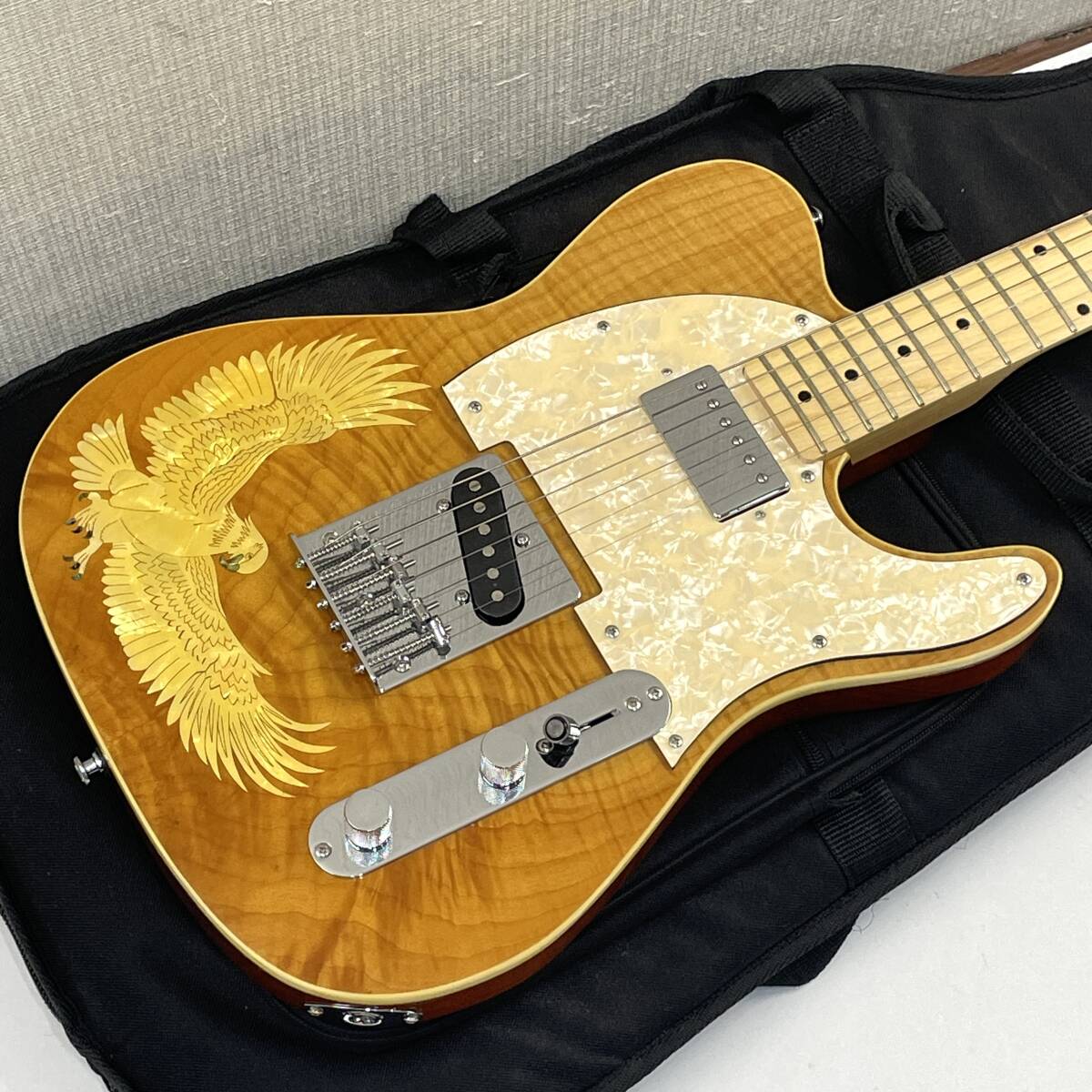札幌発 grote テレキャスタータイプ イーグル ソフトケース付き グローテ 26E 北HH3