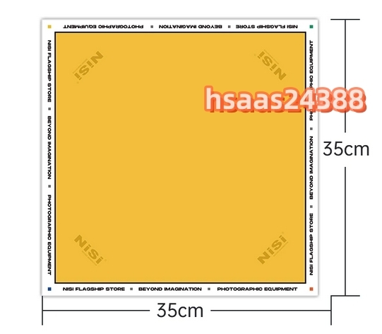 NiSi カメラ用ラッピングクロス カメララップ カメラ保護布 ラップクロス 自己粘着マジッククロス 傷防止 折りたたみ式 35x35cm