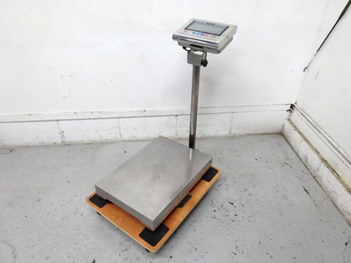 動作良好 大和製衡 ヤマト 防水 デジタル 台 はかり DP-6700-120 検定なし ひょう量 120Kg 防塵 P65 オールステンレスボディ